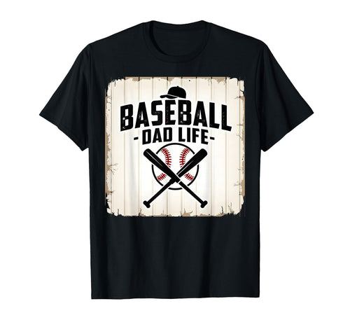 Baseball Dad Life Proud Father Sports T-Shirt - Trendy Graphic for Adults - T-Shirt, Sweatshirt, Hoodie