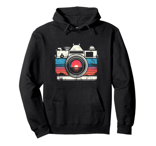 Camera Sunset Hoodie - Casual Everyday Wear Men Women - T-Shirt, Sweatshirt, Hoodie