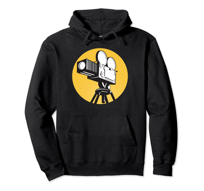 Movie Film Camera Filmmaker Camera Hoodie - Casual Everyday Wear Unisex - T-Shirt, Sweatshirt, Hoodie