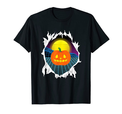 Halloween Aesthetic Pumpkin 1980S 1990S T-Shirt - Trendy Graphic Unisex - T-Shirt, Sweatshirt, Hoodie