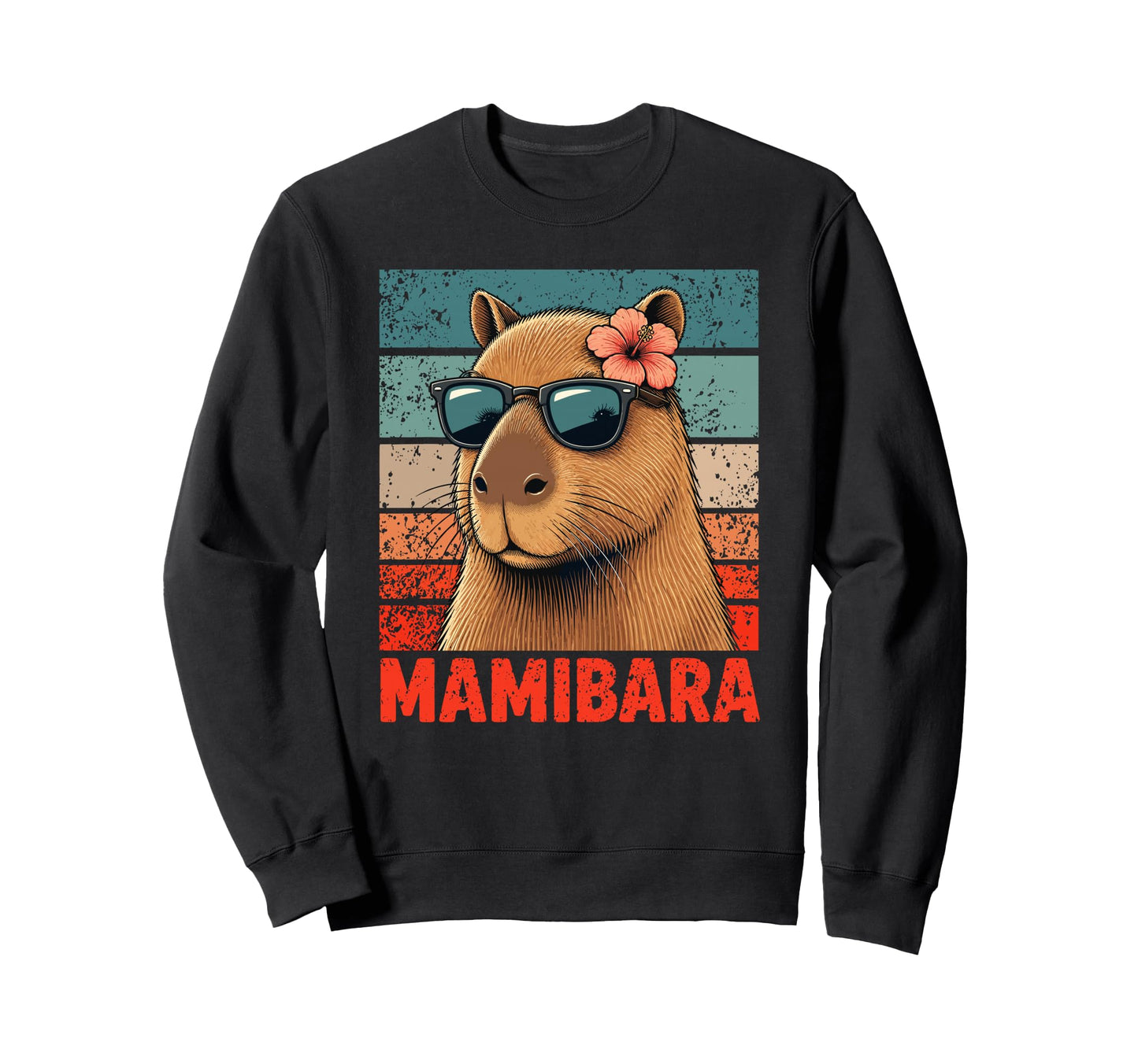 Mamibara Mothers Day Best Mom Capybara Sweatshirt - Custom Art Print Unisex - T-Shirt, Sweatshirt, Hoodie