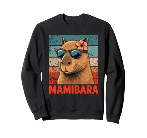 Mamibara Mothers Day Best Mom Capybara Sweatshirt - Custom Art Print Unisex - T-Shirt, Sweatshirt, Hoodie