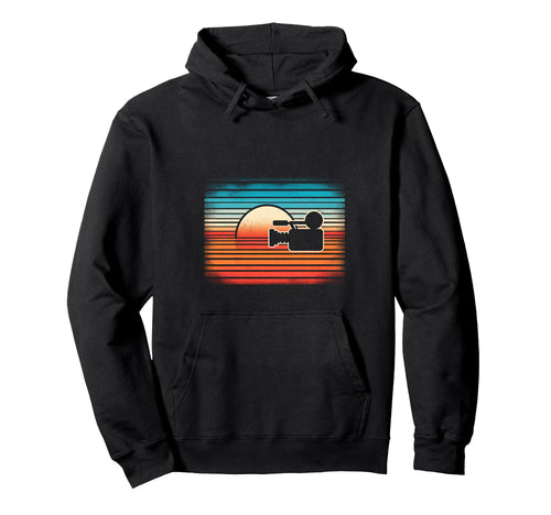 Sunset Camera Hoodie - Unique Graphic Men Women - T-Shirt, Sweatshirt, Hoodie