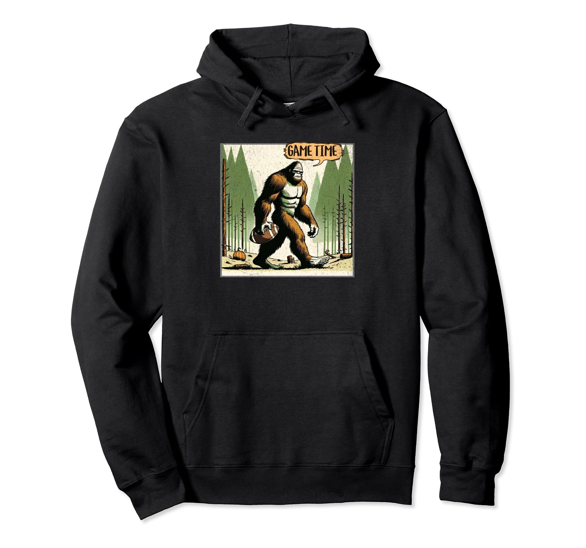 Bigfoot Football Season Game Day Hoodie - Streetwear Style for Adults - T-Shirt, Sweatshirt, Hoodie