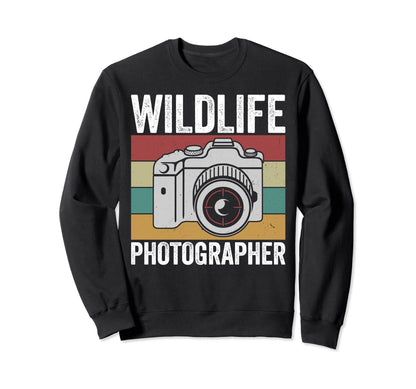 Wildlife Photographer Nature Sweatshirt - Minimalist Print Unisex - T-Shirt, Sweatshirt, Hoodie