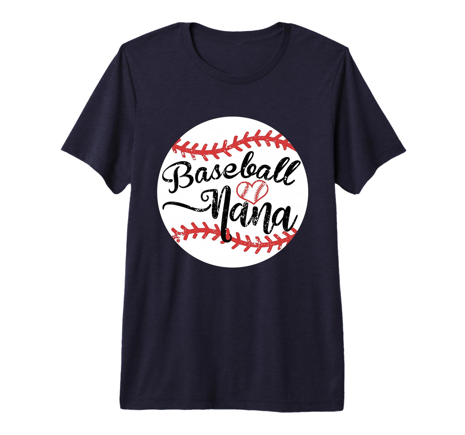 Proud Baseball Nana Tri Blend T-Shirt - Trendy Graphic Unisex - T-Shirt, Sweatshirt, Hoodie