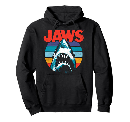 Jaws Colors Shark Rainbow Logo Hoodie - Graphic Print for Adults - T-Shirt, Sweatshirt, Hoodie