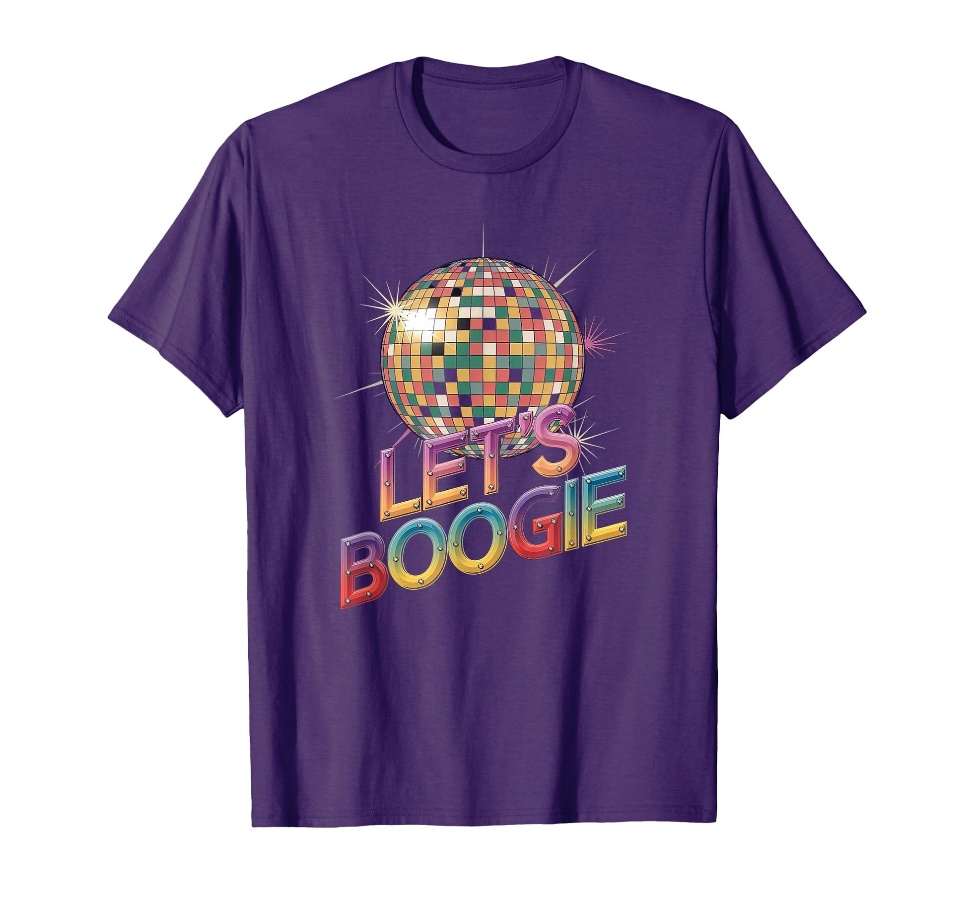 Disco Ball Lets Boogie Fever T-Shirt - Casual Everyday Wear Unisex - T-Shirt, Sweatshirt, Hoodie