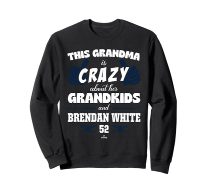 Grandma Crazy Brendan White Detroit Sweatshirt - Unique Graphic Unisex - T-Shirt, Sweatshirt, Hoodie