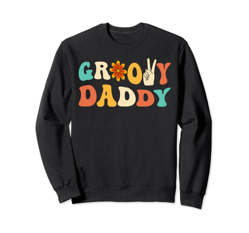 Rainbow Colorful Flowers Groovy Sweatshirt - Fun Novelty Design for Adults - T-Shirt, Sweatshirt, Hoodie