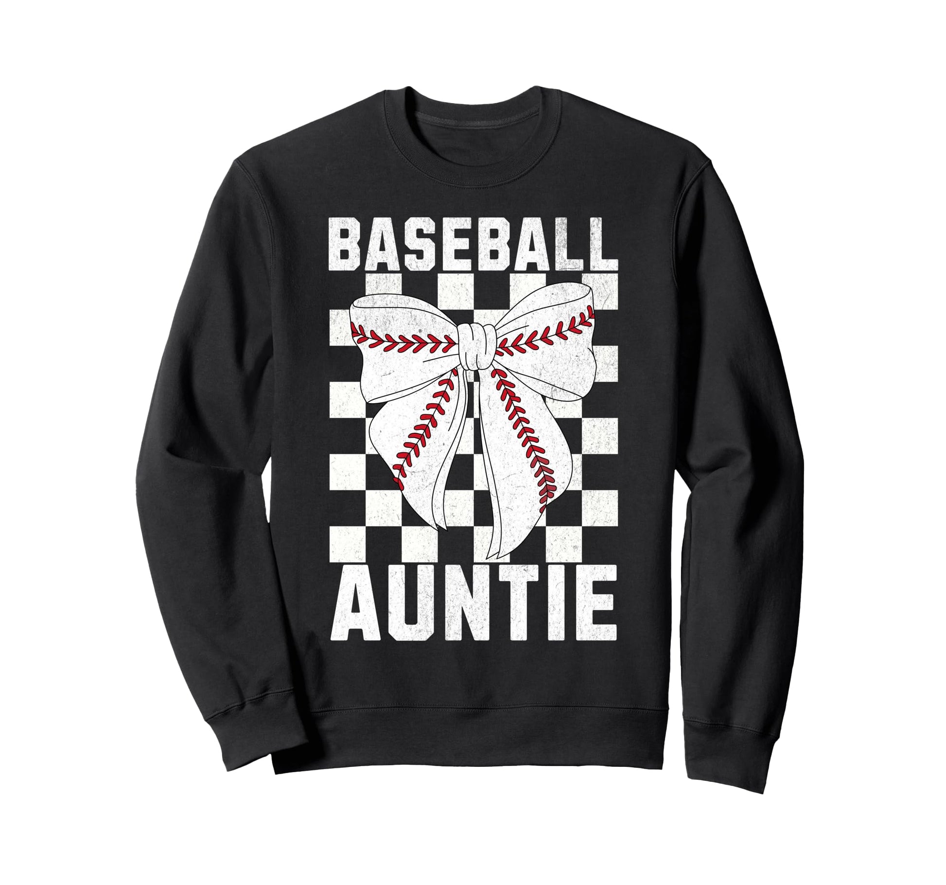 Baseball Aunt Coquette Bow Sweatshirt - Streetwear Style for Adults - T-Shirt, Sweatshirt, Hoodie