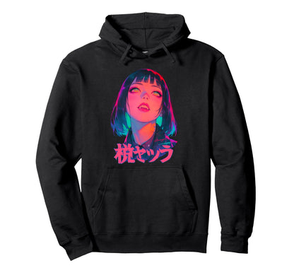 Goth Grunge Demon Anime Waifu Horror Alt Hoodie - Streetwear Style Unisex - T-Shirt, Sweatshirt, Hoodie