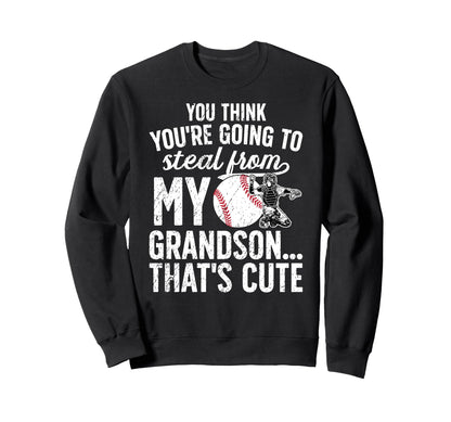 Baseball Catcher Grandma Funny Sweatshirt - Custom Art Print Men Women - T-Shirt, Sweatshirt, Hoodie