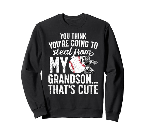 Baseball Catcher Grandma Funny Sweatshirt - Custom Art Print Men Women - T-Shirt, Sweatshirt, Hoodie
