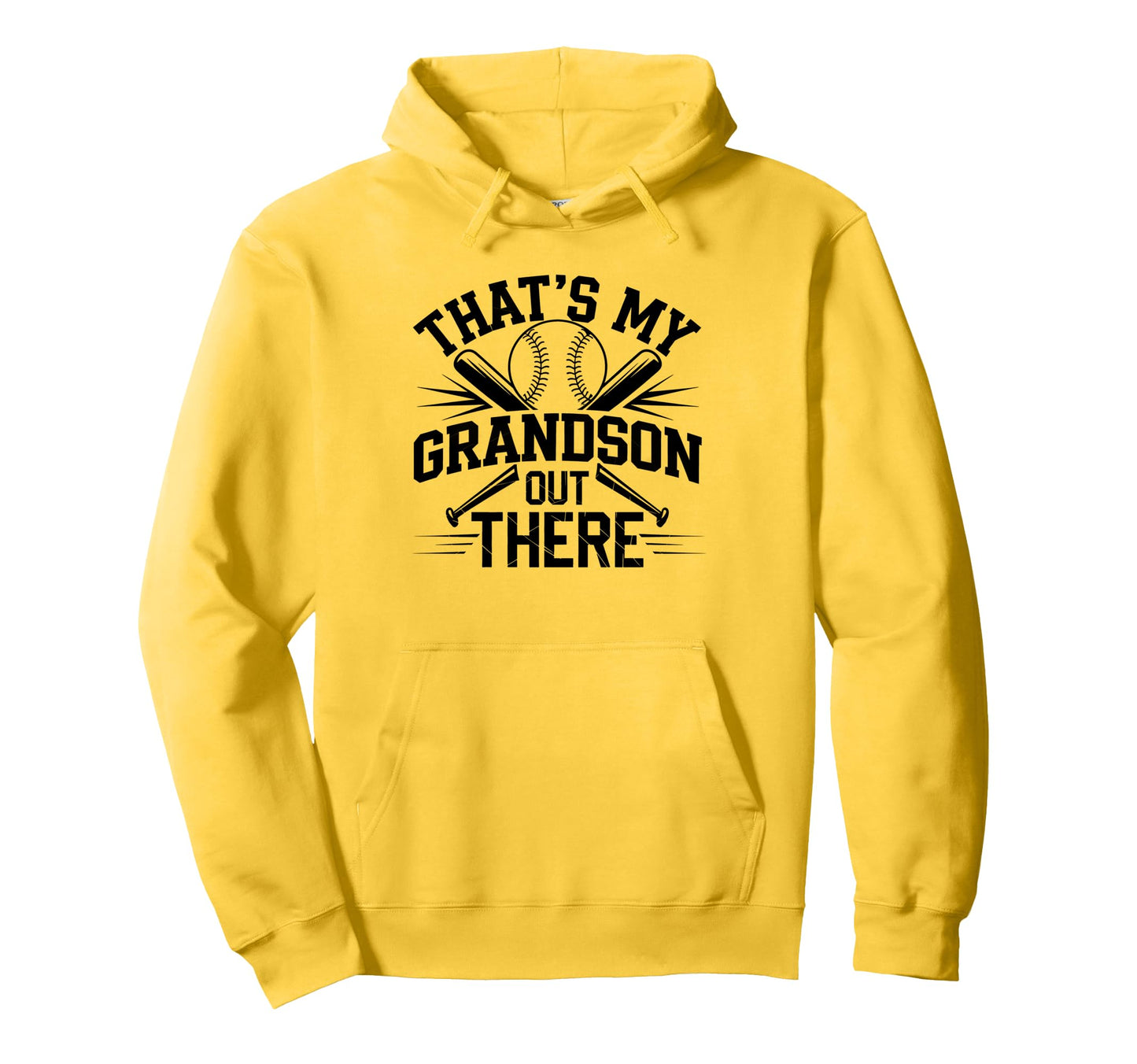 Thats My Grandson Out There Baseball Hoodie - Streetwear Style Men Women - T-Shirt, Sweatshirt, Hoodie