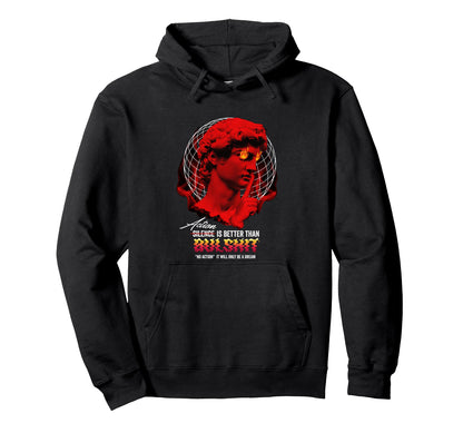 David Sculpture Fire Aesthetic Edgy Hoodie - Casual Everyday Wear Unisex - T-Shirt, Sweatshirt, Hoodie