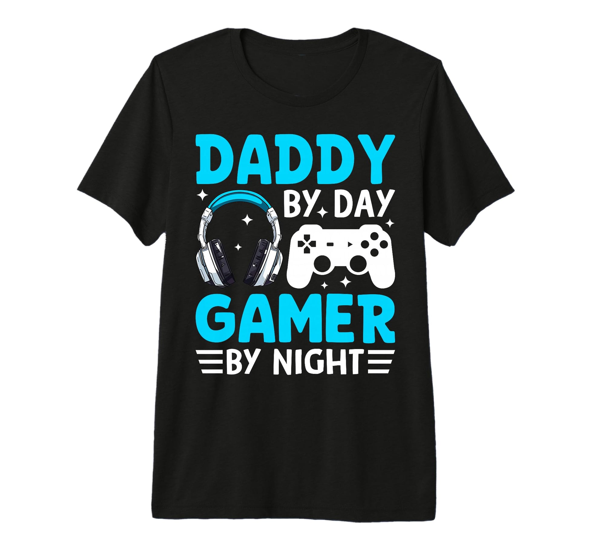 Mens Daddy Day Gamer Night Funny Gaming T-Shirt - Unique Graphic Men Women - T-Shirt, Sweatshirt, Hoodie