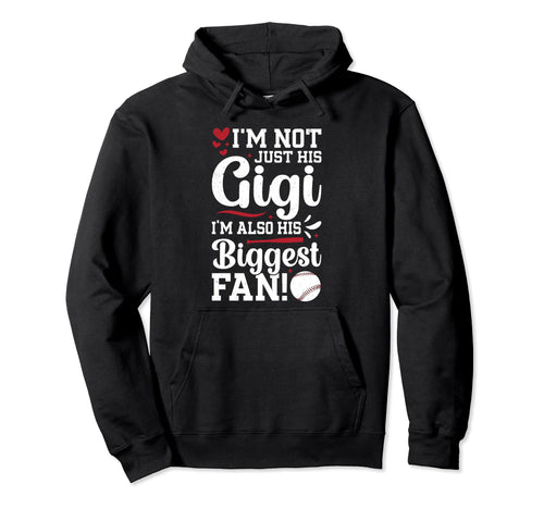 His Biggest Fan Baseball Gigi Hoodie - Casual Everyday Wear for Adults - T-Shirt, Sweatshirt, Hoodie