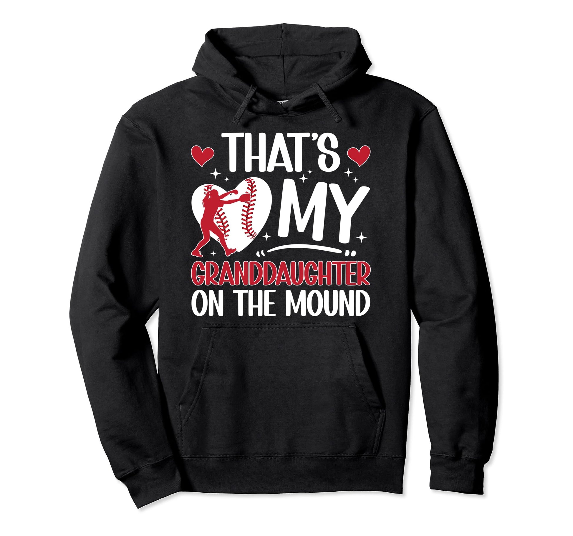 Mound Baseball Pitcher Grandma Hoodie - Streetwear Style for Adults - T-Shirt, Sweatshirt, Hoodie