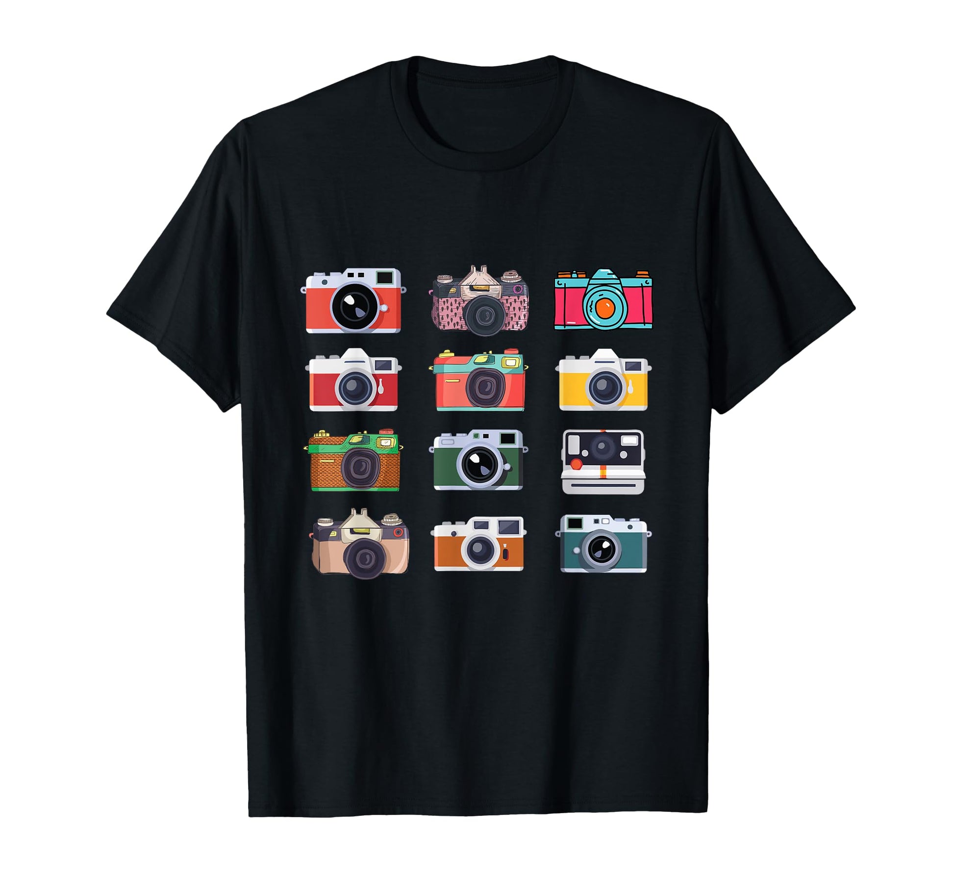 Camera Tourism Equipment Globe Trotters T-Shirt - Graphic Print Men Women - T-Shirt, Sweatshirt, Hoodie
