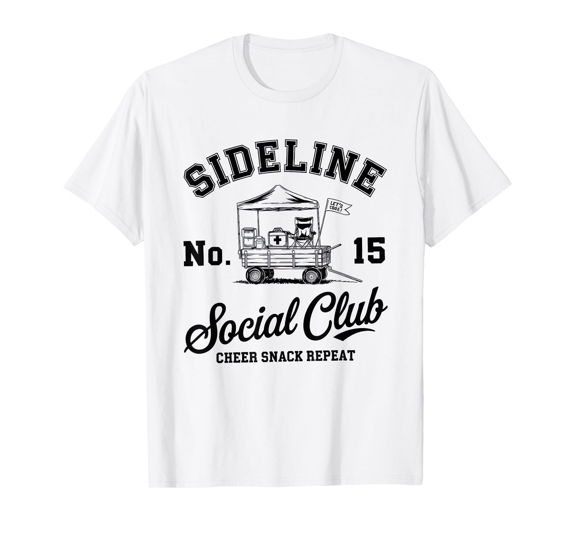 Sideline Social Club Soccer Mom Game Day T-Shirt - Custom Art Print Unisex - T-Shirt, Sweatshirt, Hoodie