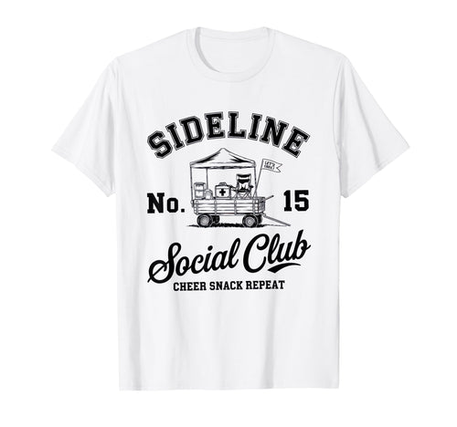 Sideline Social Club Soccer Mom Game Day T-Shirt - Custom Art Print Unisex - T-Shirt, Sweatshirt, Hoodie