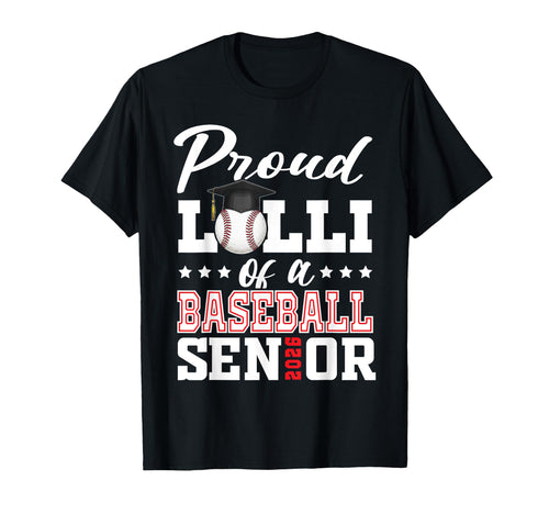 Proud Lolli Baseball Senior 2026 T-Shirt - Custom Art Print Unisex - T-Shirt, Sweatshirt, Hoodie