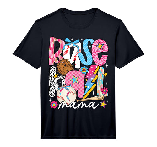Baseball Mama Coquette Bow Game Day T-Shirt - Minimalist Print Men Women - T-Shirt, Sweatshirt, Hoodie