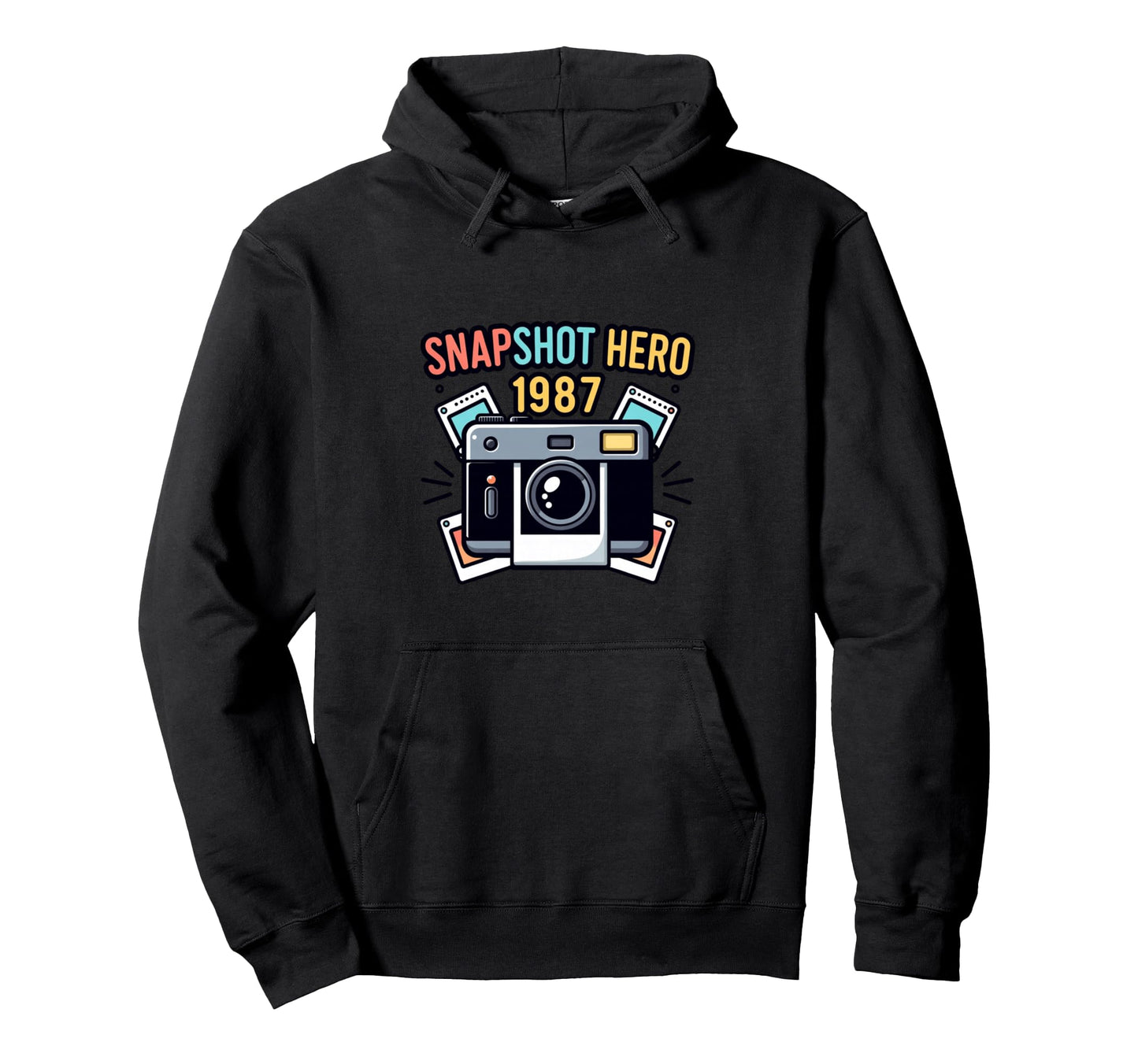 Snapshot Camera Photography 1987 Hoodie - Trendy Graphic for Adults - T-Shirt, Sweatshirt, Hoodie