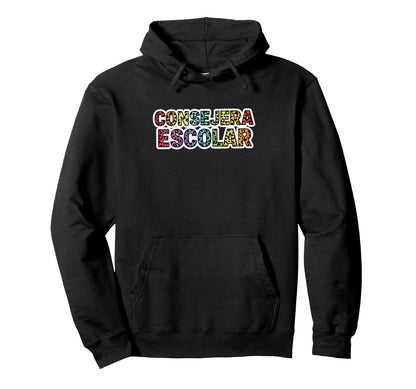 Consejera Escolar Leopard Guidance Hoodie - Novelty Apparel Unisex - T-Shirt, Sweatshirt, Hoodie
