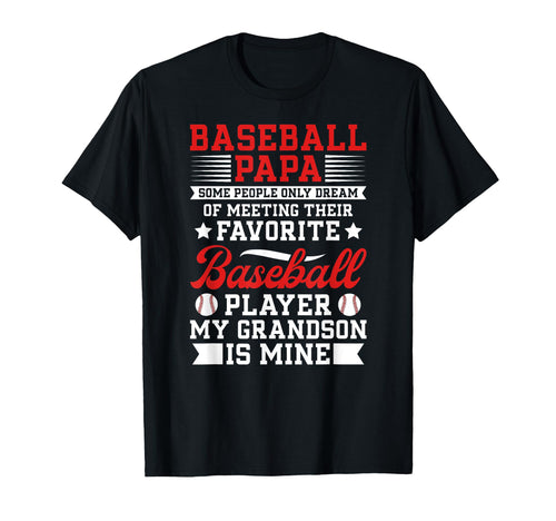 Favorite Baseball Player Papa Baseball T-Shirt - Unique Graphic Men Women - T-Shirt, Sweatshirt, Hoodie