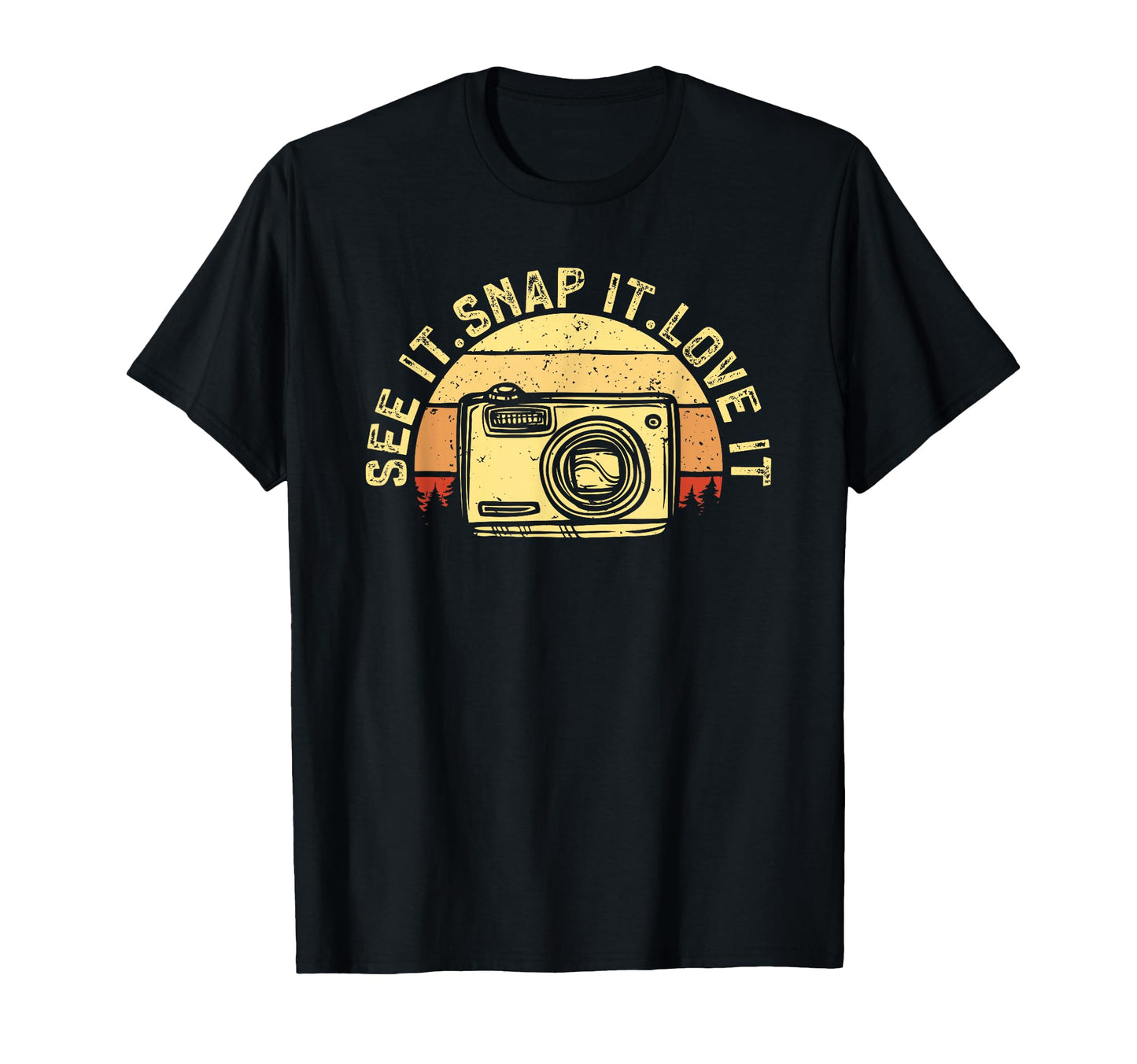 Photo Camera Photographer Flash People T-Shirt - Graphic Print for Adults - T-Shirt, Sweatshirt, Hoodie