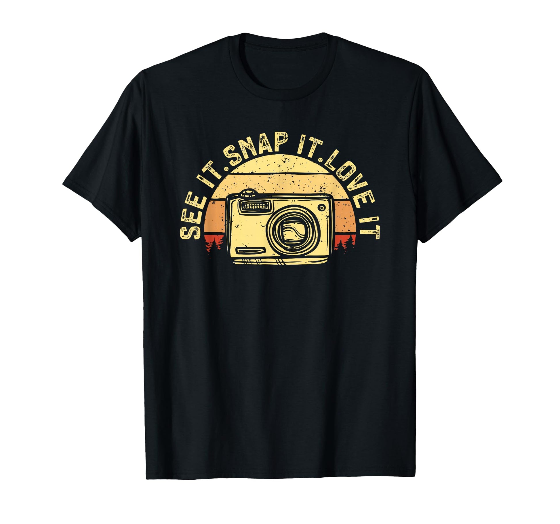 Photo Camera Photographer Flash People T-Shirt - Graphic Print for Adults - T-Shirt, Sweatshirt, Hoodie