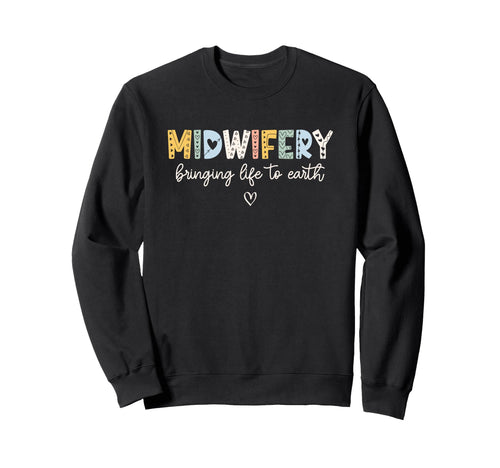 Midwife Midwifery Cnm Birth Worker Sweatshirt - Minimalist Print Unisex - T-Shirt, Sweatshirt, Hoodie