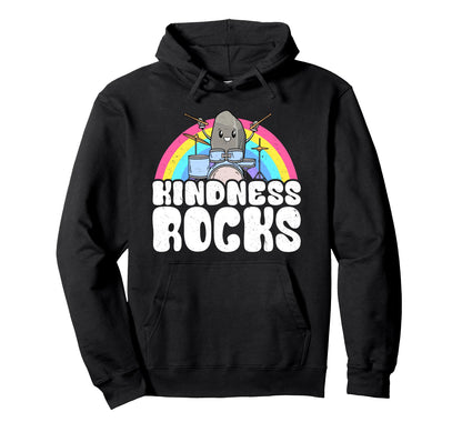Anti Bullying Rainbow Hippie Music Hoodie - Aesthetic Graphic Unisex - T-Shirt, Sweatshirt, Hoodie