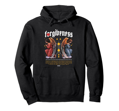 Forgiveness Angels Aesthetic Edgy Hoodie - Custom Art Print Unisex - T-Shirt, Sweatshirt, Hoodie