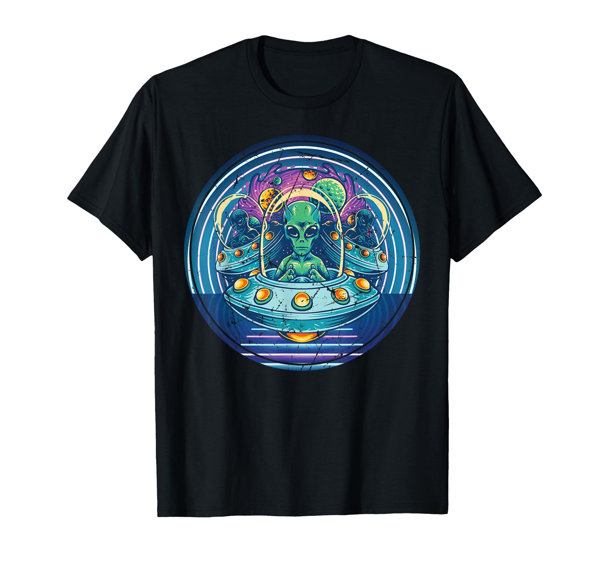 Aliens Indie Aesthetic Vaporwave Pop T-Shirt - Novelty Apparel for Adults - T-Shirt, Sweatshirt, Hoodie