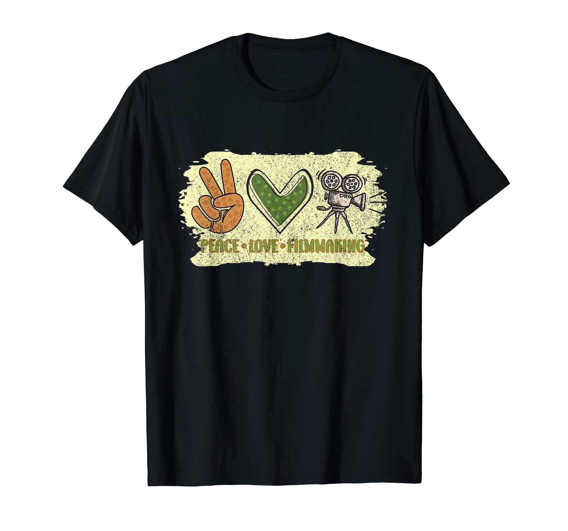 Peace Love Filmmaking T-Shirt - Streetwear Style Unisex - T-Shirt, Sweatshirt, Hoodie