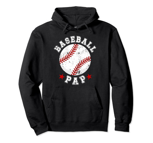 Baseball Pap Grandpa Best Pap Hoodie - Fun Novelty Design Men Women - T-Shirt, Sweatshirt, Hoodie