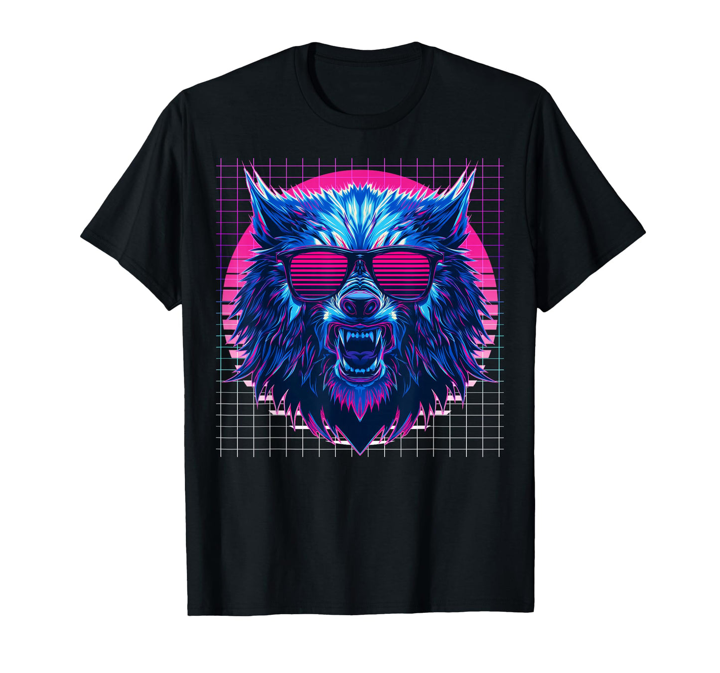 Werewolf Sunglasses Wolf Alpha T-Shirt - Aesthetic Graphic Men Women - T-Shirt, Sweatshirt, Hoodie