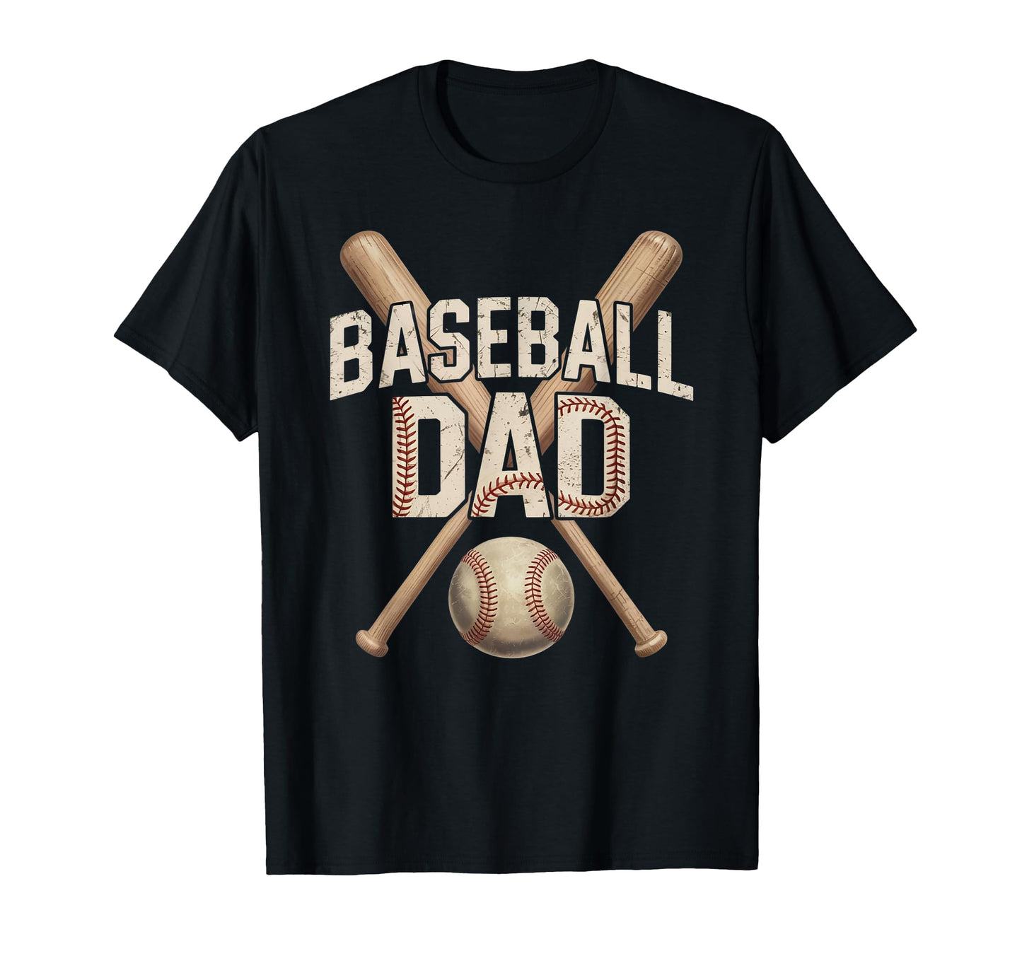 Baseball Dad Funny Sport Father T-Shirt - Custom Art Print Men Women - T-Shirt, Sweatshirt, Hoodie