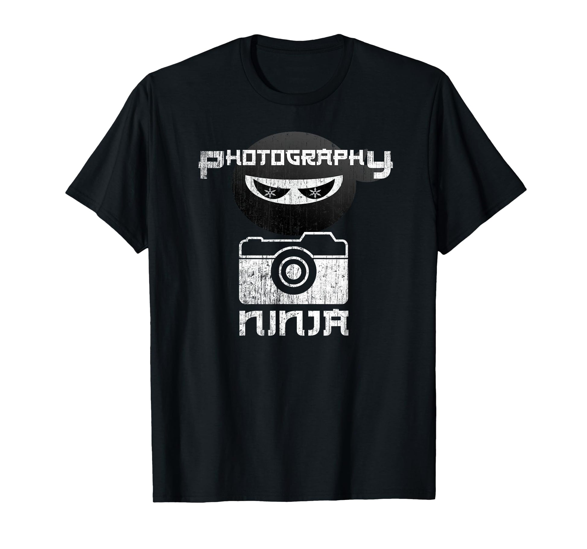 Ninja Photographer Multitasking T-Shirt - Graphic Print Men Women - T-Shirt, Sweatshirt, Hoodie