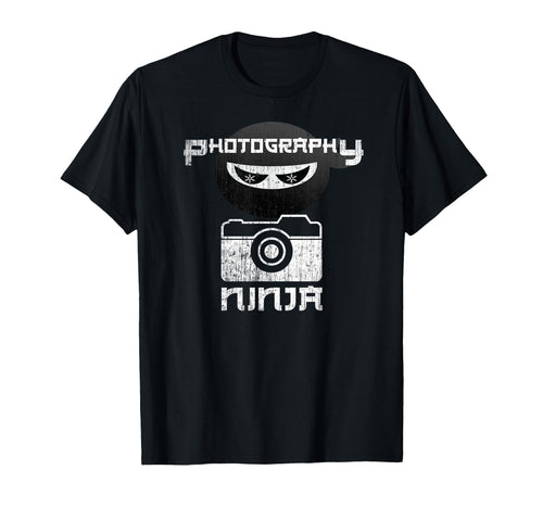 Ninja Photographer Multitasking T-Shirt - Graphic Print Men Women - T-Shirt, Sweatshirt, Hoodie
