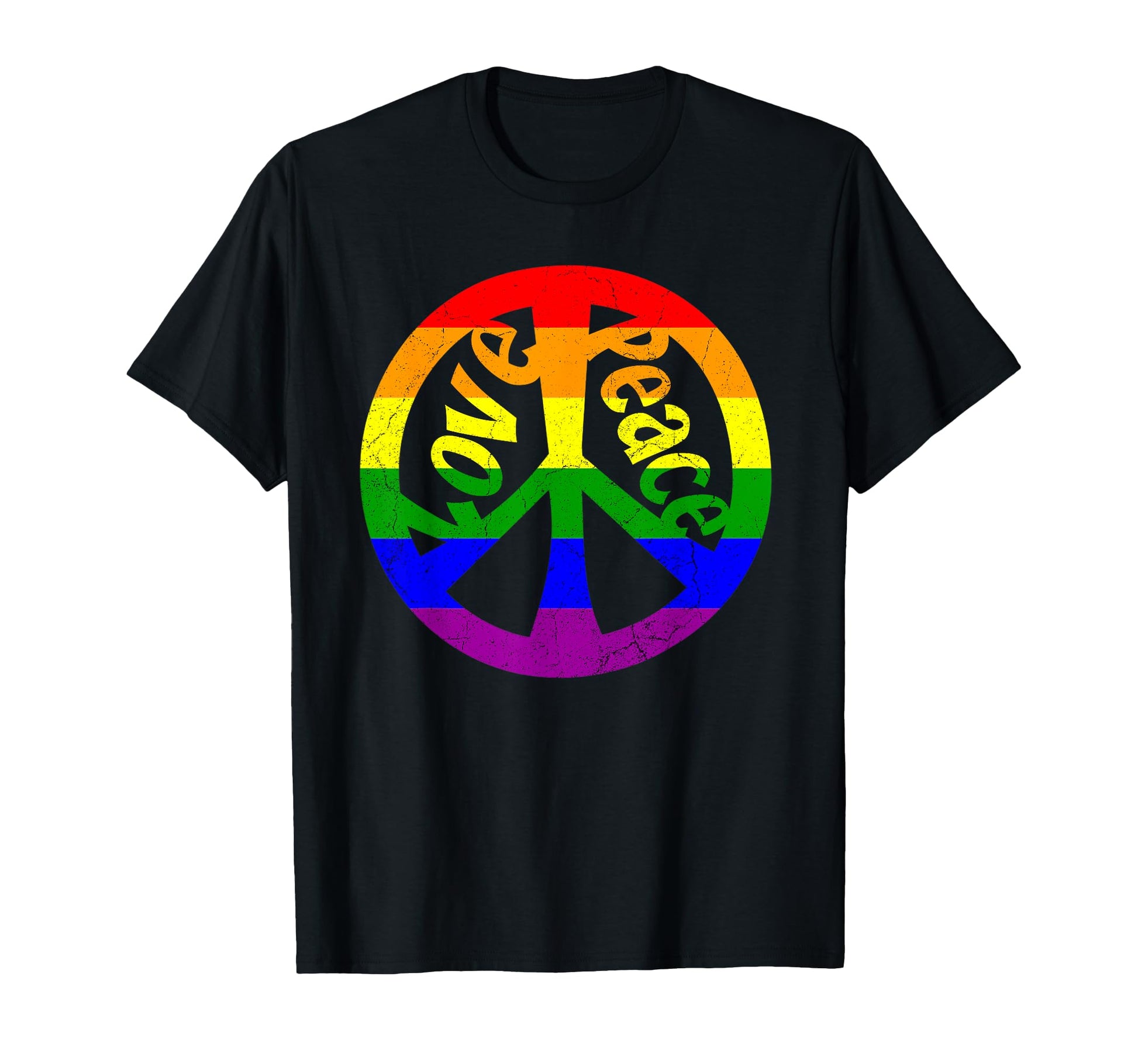 Grunge Gay Pride Lgbtq Rainbow Love T-Shirt - Aesthetic Graphic Men Women - T-Shirt, Sweatshirt, Hoodie