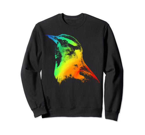 Baltimore Oriole Colorful Rainbow Sweatshirt - Aesthetic Graphic Unisex - T-Shirt, Sweatshirt, Hoodie