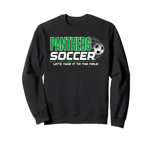 Green Panthers Soccer Mom Game Day Sweatshirt - Unique Graphic Men Women - T-Shirt, Sweatshirt, Hoodie
