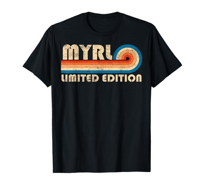 Myrl 70S 80S Sunset Stripe T-Shirt - Custom Art Print for Adults - T-Shirt, Sweatshirt, Hoodie
