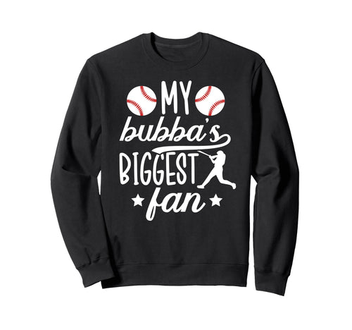 Bubbas Biggest Fan Baseball Sweatshirt - Minimalist Print for Adults - T-Shirt, Sweatshirt, Hoodie
