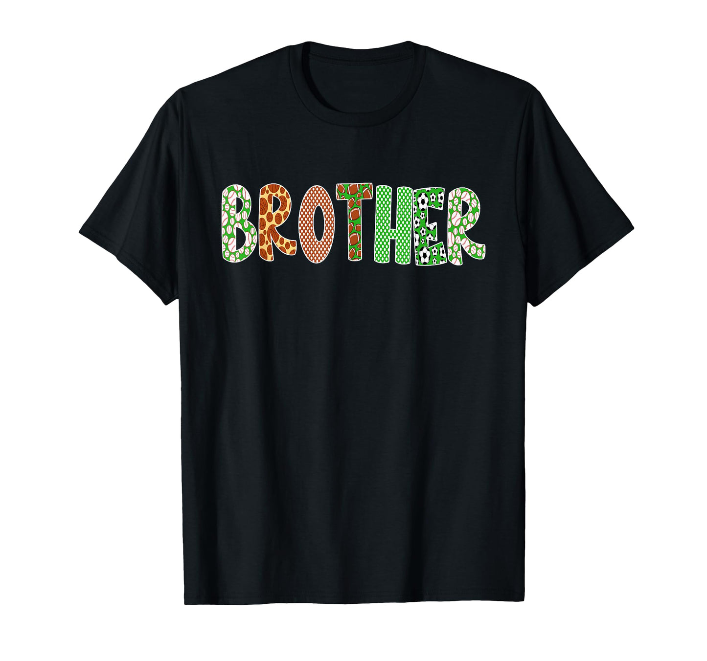 Sports Baller Brother Birthday Party T-Shirt - Custom Art Print Unisex - T-Shirt, Sweatshirt, Hoodie