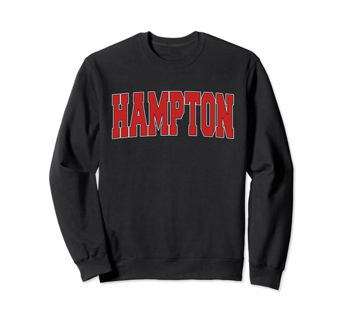 Hampton Va Virginia Varsity Usa Sports Sweatshirt - Custom Art Print Unisex - T-Shirt, Sweatshirt, Hoodie